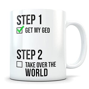 GED graduation gift graduates gifts General | Ceramic Coffee Mug | 11 OZ