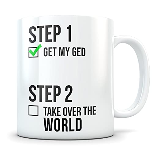 GED graduation gift graduates gifts General | Ceramic Coffee Mug | 11 OZ