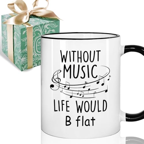 Teacher Appreciation Gift for Music Lover | Ceramic Coffee Mug | 11 OZ