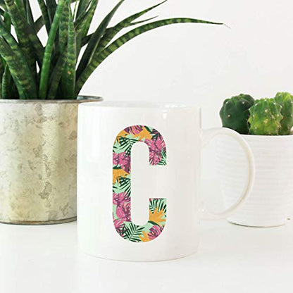 Gift Tropical Monstera Palm Leaves Graduate | Ceramic Coffee Mug | 11 OZ
