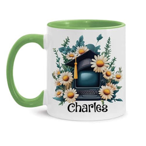 Personalized Name Tech Graduation Custom | Customised Coffee Mug | 11 OZ