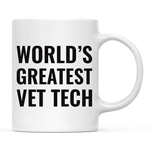 Gift for Men or Women World s Greatest Vet | Ceramic Coffee Mug | 11 OZ