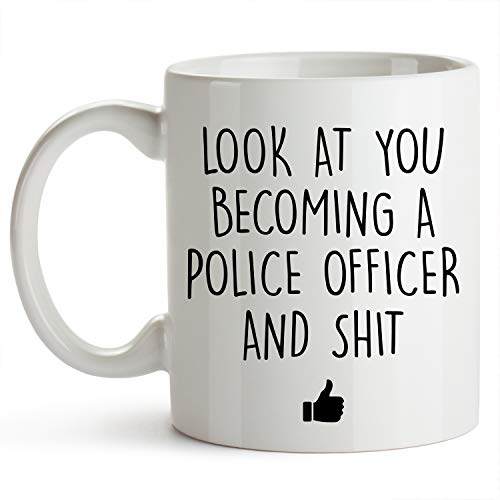 Police Academy Graduation Law Enforcement New | Ceramic Coffee Mug | 11 OZ
