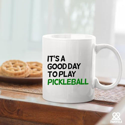 It s A Good Day to Play Pickleball Sports | Ceramic Coffee Mug | 11 OZ