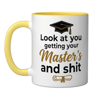 Look at you getting your Master s Professional | Ceramic Coffee Mug | 11 OZ