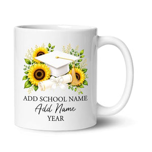 Personalized Graduation Congrats Accent Cap | Customised Coffee Mug | 11 OZ