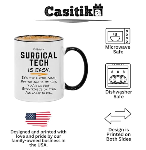 Surgical Tech Gifts For Technologist Being A | Ceramic Coffee Mug | 11 OZ
