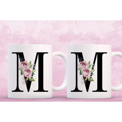 Personalized M Gifts Monogrammed Gift for | Customised Coffee Mug | 11 OZ
