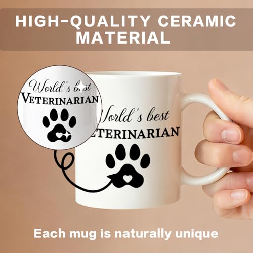 World s Best Veterinarian Vet Prayer Ceramics | Ceramic Coffee Mug | 11 OZ