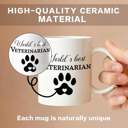 World s Best Veterinarian Vet Prayer Ceramics | Ceramic Coffee Mug | 11 OZ