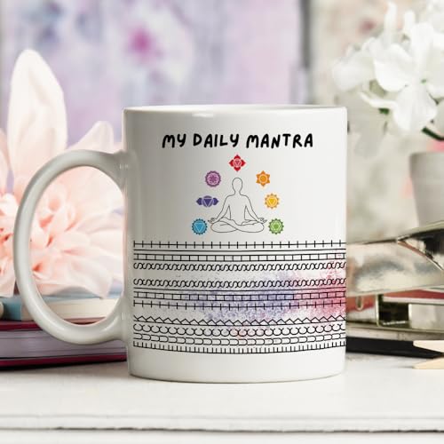 Wrappiness Hidden Message Daily Mantra | Ceramic Coffee Mug | 11 OZ