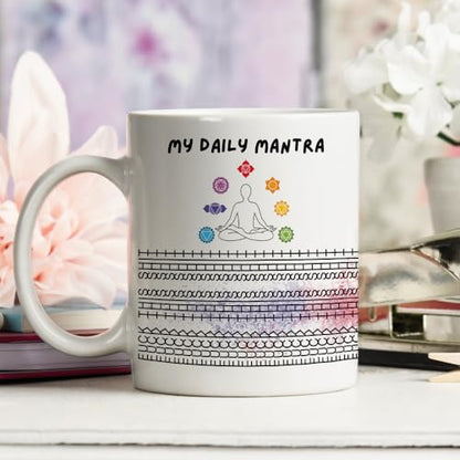 Wrappiness Hidden Message Daily Mantra | Ceramic Coffee Mug | 11 OZ