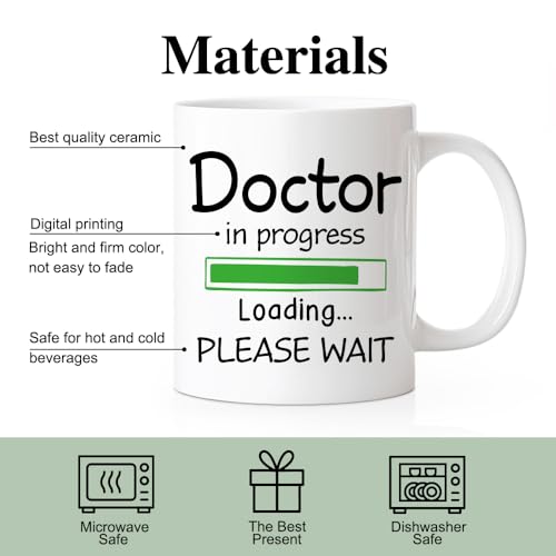 RZHV Doctor In Progress Loading Please Wait | Ceramic Coffee Mug | 11 OZ