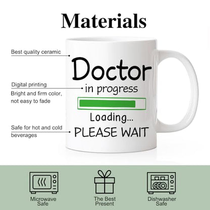 RZHV Doctor In Progress Loading Please Wait | Ceramic Coffee Mug | 11 OZ