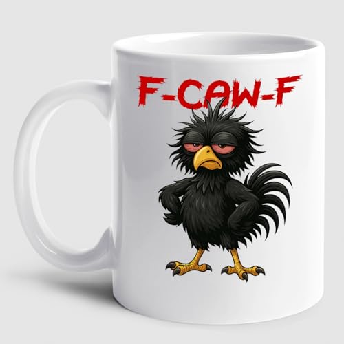 Customized Name Crow Humor Gift For | Customised Coffee Mug | 11 OZ