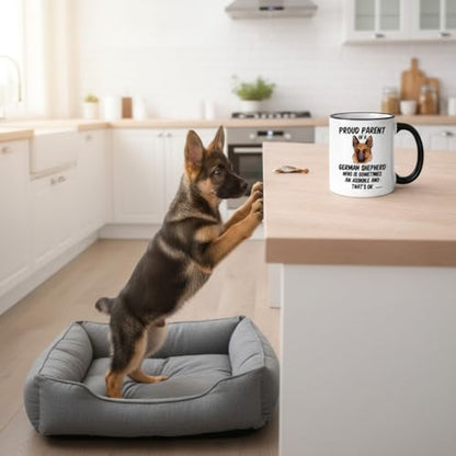 German Shepherd Gifts Shepard Proud Parent Of | Ceramic Coffee Mug | 11 OZ