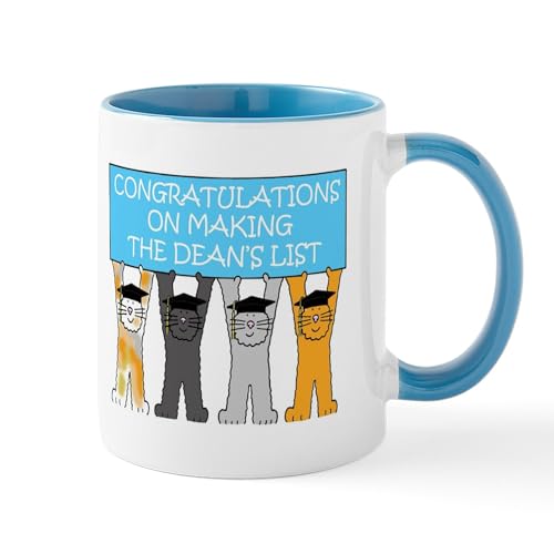 Congratulations On Making The Deans List | Ceramic Coffee Mug | 11 OZ