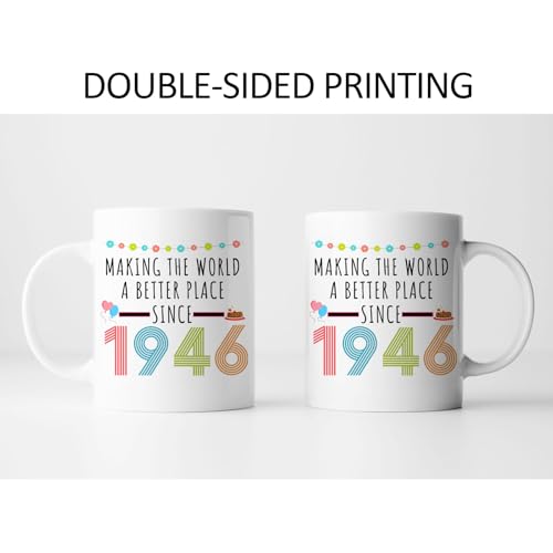 80th Birthday Gifts for Women Funny 80 Year | Ceramic Coffee Mug | 11 OZ