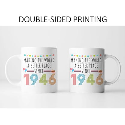 80th Birthday Gifts for Women Funny 80 Year | Ceramic Coffee Mug | 11 OZ