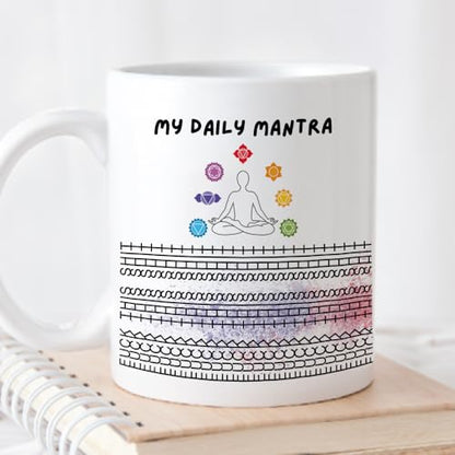 Wrappiness Hidden Message Daily Mantra | Ceramic Coffee Mug | 11 OZ