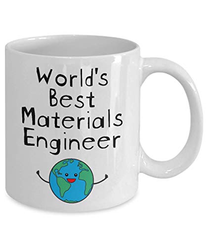World s Best Materials Engineer Funny Gifts | Ceramic Coffee Mug | 11 OZ