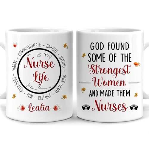 Hyturtle Personalized Inspirational Nurse | Customised Coffee Mug | 11 OZ
