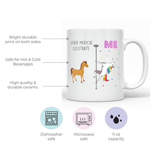 Medical Assistant Unicorn For Graduation Gifts | Ceramic Coffee Mug | 11 OZ
