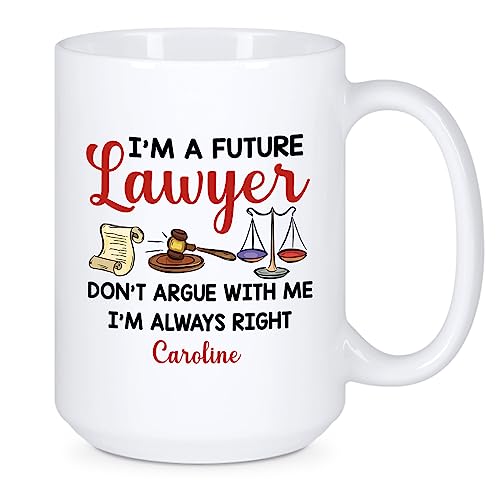 Personalized Future Attorney I m A Lawyer | Customised Coffee Mug | 11 OZ