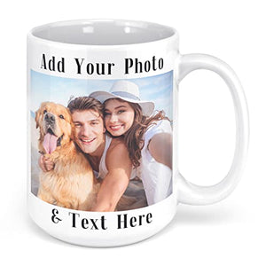 Custom Photo 11- Personalized w Picture | Customised Coffee Mug | 11 OZ