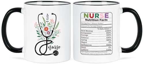 YHRJWN Nurse Gifts for Women Appreciation | Ceramic Coffee Mug | 11 OZ
