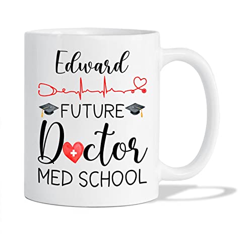 Custom Future Doctor Name Personalized New | Customised Coffee Mug | 11 OZ