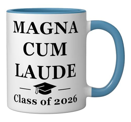Graduation Magna Cum Laude Class Of 2026 Grad | Ceramic Coffee Mug | 11 OZ