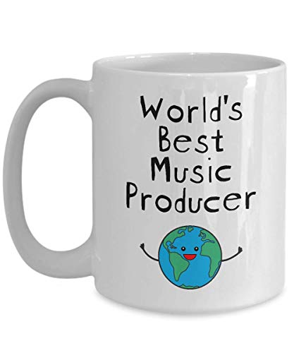 World s Best Music Producer Funny Gifts for | Ceramic Coffee Mug | 11 OZ