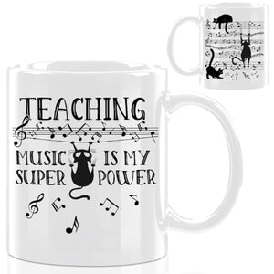 Music Teacher Gifts for Women Educators | Ceramic Coffee Mug | 11 OZ