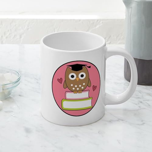 Graduation Owl Mega | Ceramic Coffee Mug | 11 OZ