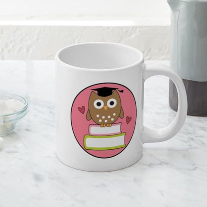 Graduation Owl Mega | Ceramic Coffee Mug | 11 OZ