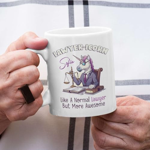 Novelty Lawyericorn Design Customized | Customised Coffee Mug | 11 OZ
