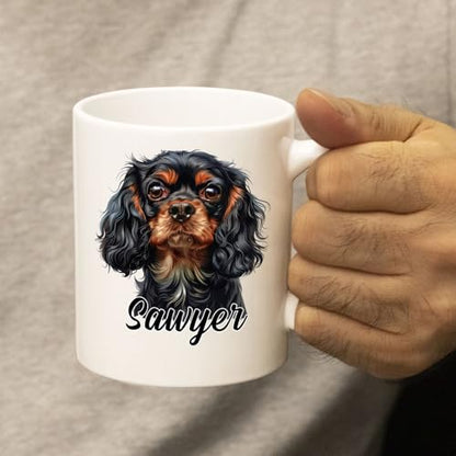 Cavalier King Charles Spaniel Personalized | Customised Coffee Mug | 11 OZ