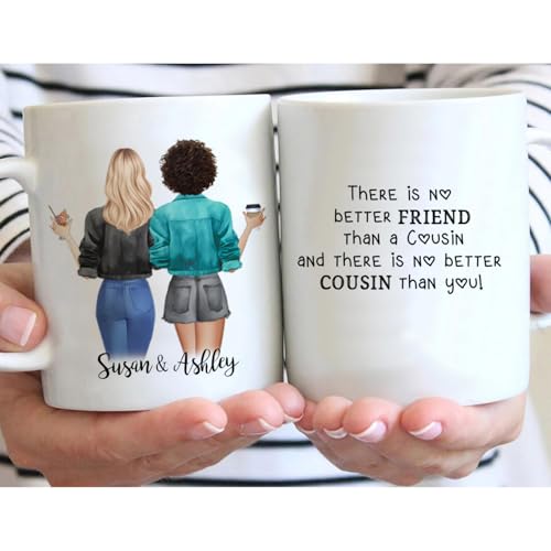 Custom Mother s Day Gifts for Cousins | Customised Coffee Mug | 11 OZ