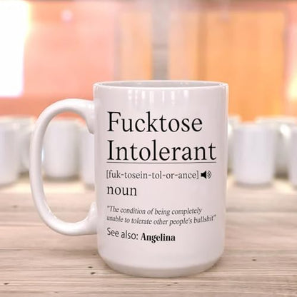 Customized Morning Intolerant Unique Accent | Customised Coffee Mug | 11 OZ