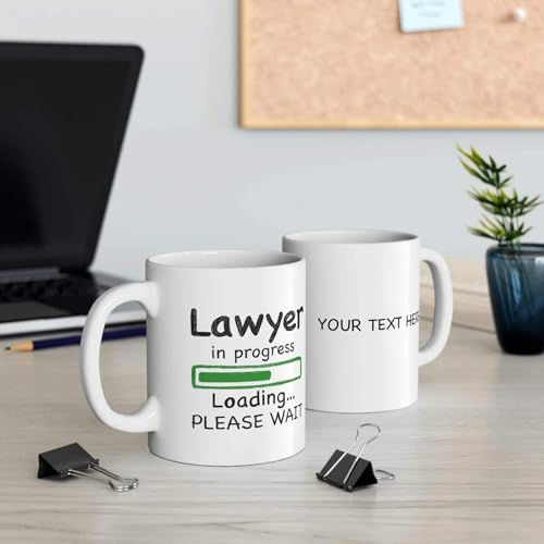 Personalized Lawyer in Progress Customized | Customised Coffee Mug | 11 OZ