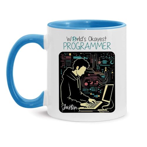 World s Great Programmer Men Design Accent | Customised Coffee Mug | 11 OZ