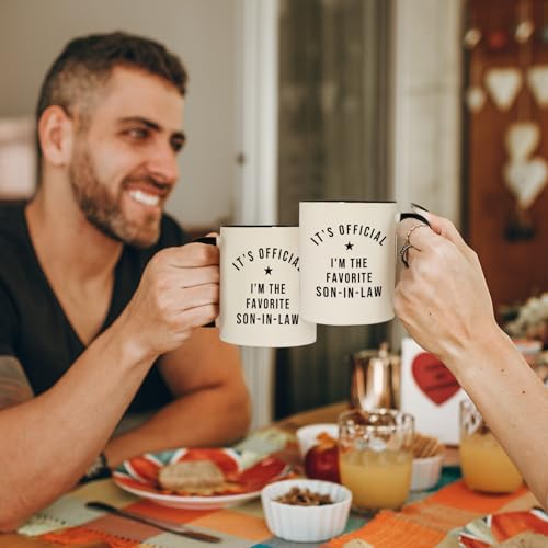 Favorite Son in Law Gifts Fathers Day for | Ceramic Coffee Mug | 11 OZ
