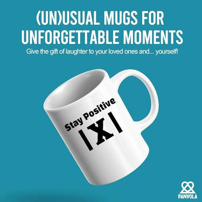Stay Positive X Math Lover Gifts Student | Ceramic Coffee Mug | 11 OZ
