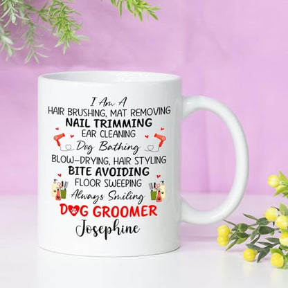 Personalized Dog Groomer I Am A Hair | Customised Coffee Mug | 11 OZ