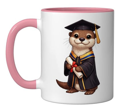 Cute Otter Graduation Graduate | Ceramic Coffee Mug | 11 OZ