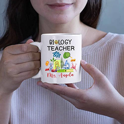 Personalized Biology Teacher Gifts For | Customised Coffee Mug | 11 OZ