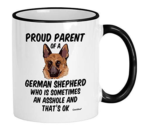 German Shepherd Gifts Shepard Proud Parent Of | Ceramic Coffee Mug | 11 OZ