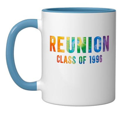 Tie Dye Class of 1996 Reunion 30th High School | Ceramic Coffee Mug | 11 OZ