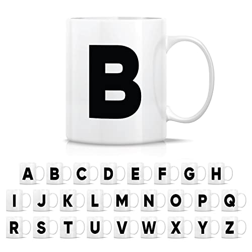 Initial A-Z Alphabet Monogrammed Graduate | Ceramic Coffee Mug | 11 OZ